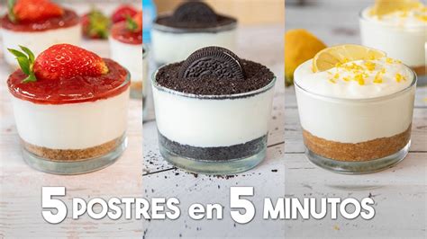 erpos dulces|5 POSTRES en VASITOS en 5 minutos .